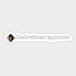 Shadowheart approves ~ Baldur's Gate 3 Sticker